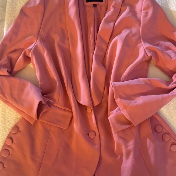 Gorgeous.Pink Eloquii Blazer with Button Details Size 14 - Picture 1 of 6